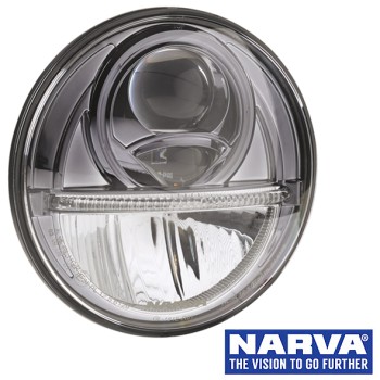 NARVA 7" LED High / Low Beam, DRL & Position Headlamp Insert - 72104